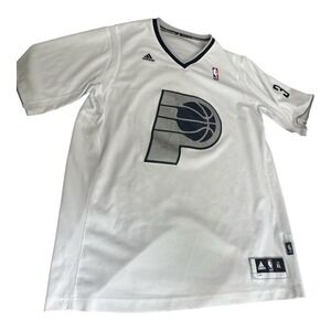 George Hill Indiana Pacers Adidas 2013 Christmas Day BIG Logo NBA Jersey XL